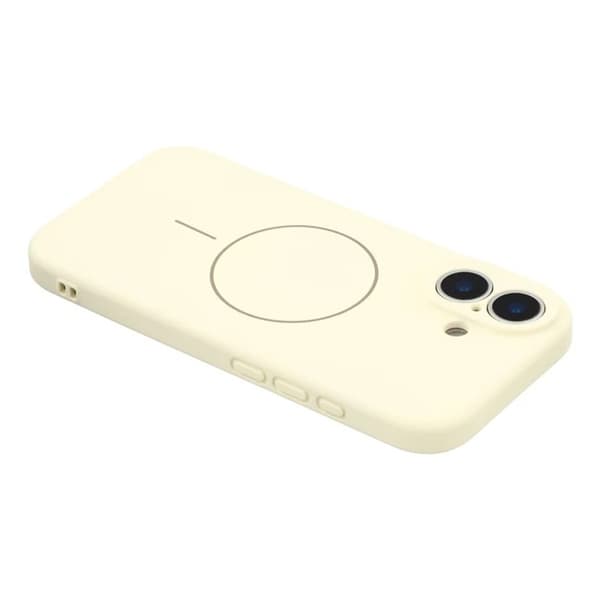 WANLONFENG Mobilskal till iPhone 17 MagSafe Med 2Pcs Härdat Glas XQ1 Vit
