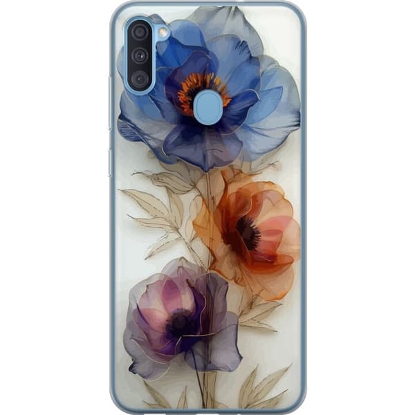 Mobilskal till Samsung Galaxy A11 med Silkesblommor
