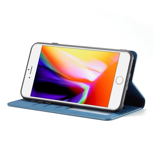 FORWENW Fantasy Series Mobilskal till iPhone 8 Plus KonstLäder - Blå