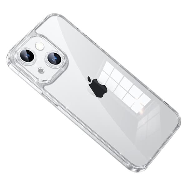 SULADA Mobilskal till iPhone 14 Plus TPU Ram Tempererat Glas Transparent