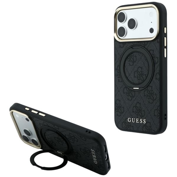 Guess Mobilskal För iPhone 18 Pro Max/17 Pro Max Magsafe Ringstativ 360 4G