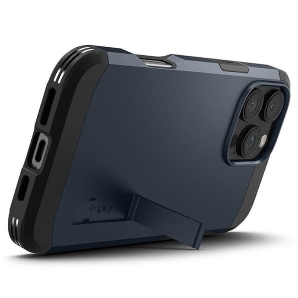 Spigen Mobilskal till iPhone 16 Pro Max MagSafe Tough Armor - Metal Slate Blå