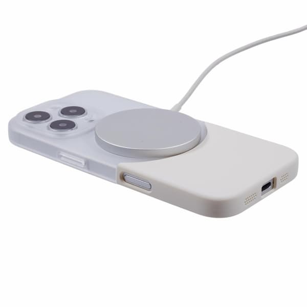 X-LEVEL Mobilskal till iPhone 16 Pro MagSafe Matt Anti-Drop Vit