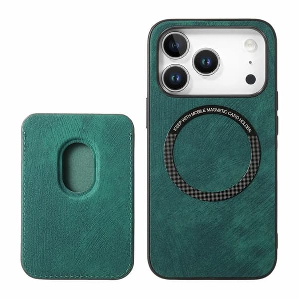 Mobilskal till iPhone 17 Pro Max Retro Detachable - Grön Grön