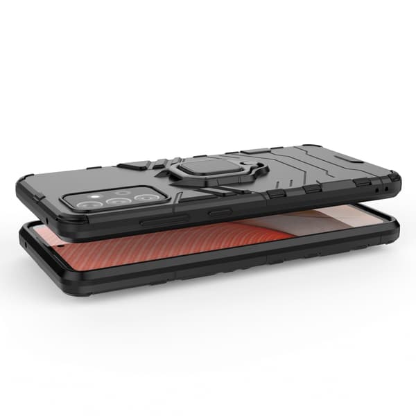 Robust Kickstand Taske til Samsung Galaxy A72 4G - Sort Svart