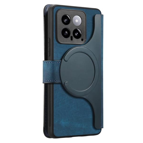 CASENEO Xiaomi 14 Plånboksfodral Konstläder - Blå