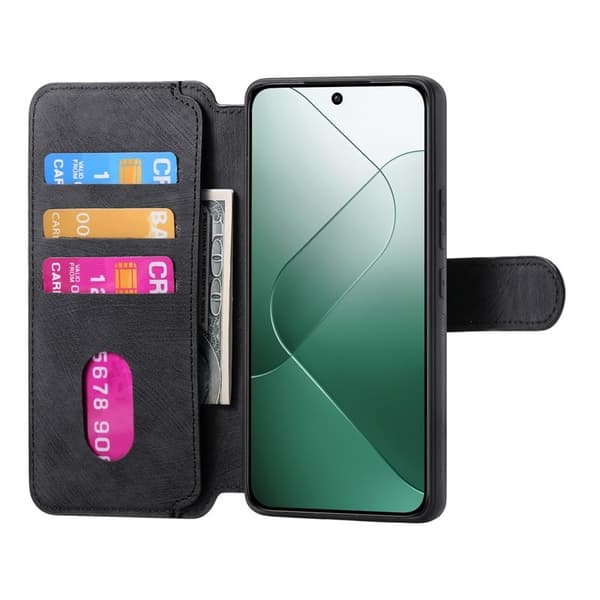 CASENEO Xiaomi 14 Plånboksfodral Konstläder - Svart