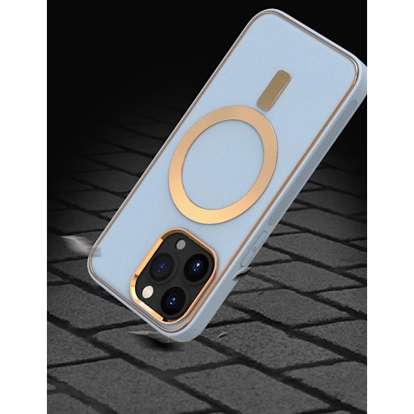 BOOM iPhone 14 Plus Magsafe Läderskal  - Svart Svart