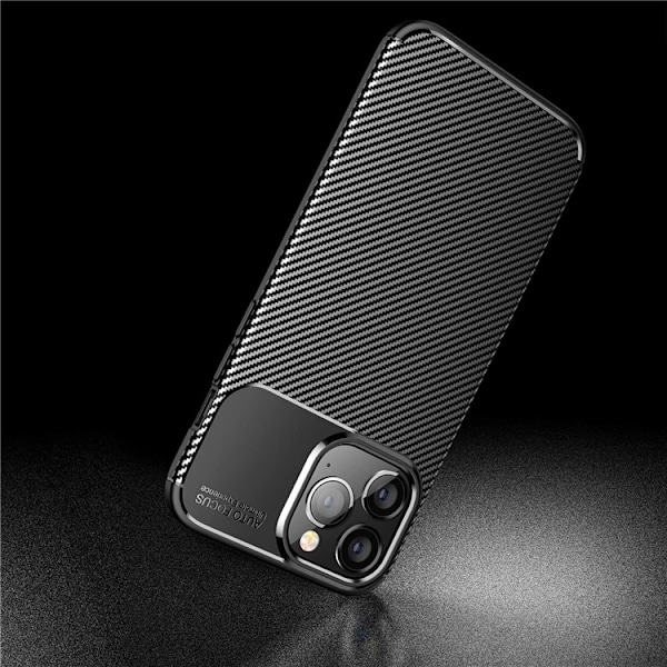 iPhone 14 Pro Max Skal Carbon Shock-Proof - Svart Black