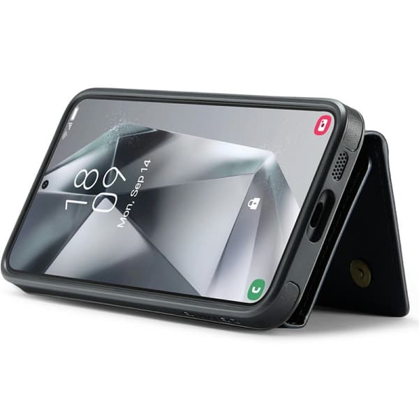 DG.MING M6 Series Plånboksfodral för Samsung Galaxy S24+ Magnetisk Svart