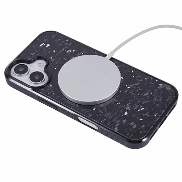 Mobilskal till iPhone 16 Plus Aramid Fiber Forged - Silver Silver