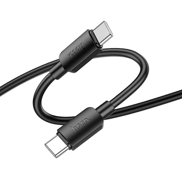 Hoco USB-C till USB-C kabel 1m 60W - Svart Svart