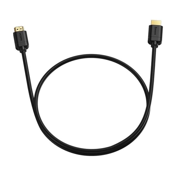 Baseus HDMI 4K Kabel 1 m - Svart Svart