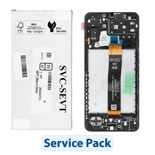 Galaxy A13 5G Skärm med LCD-display Service Pack A136B GH82 29077A Black