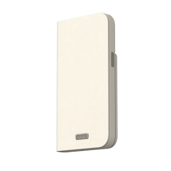 Moshi iPhone 15 Plus Plånboksfodral Magsafe - Äggtoddy Vit