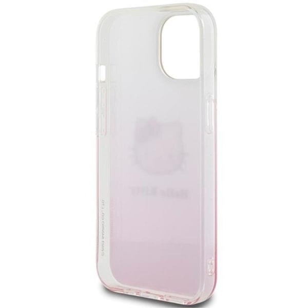 iPhone 15 Pro Mobilskal Hello Kitty IML Gradient Electrop Kitty Head