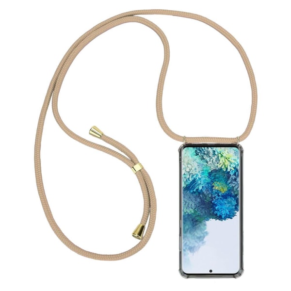 Boom Galaxy S20 mobilhalsband skal - Beige Cord