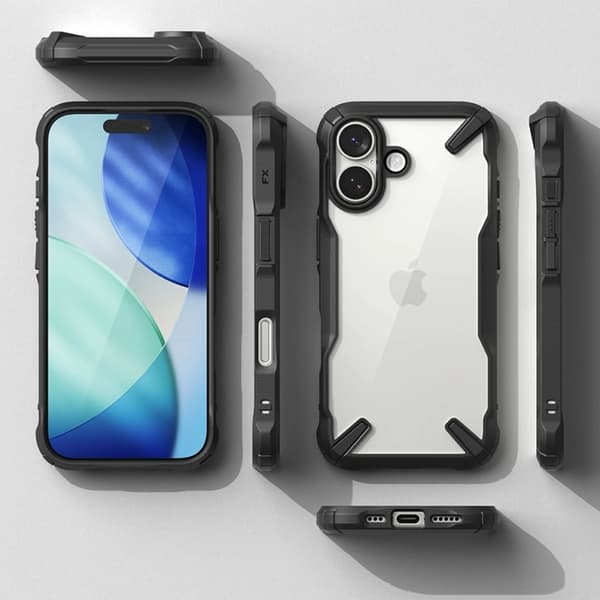 Ringke Telefontaske til iPhone 17 Fusion X - Sort Svart