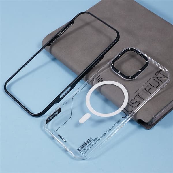 Youngkit Mobilskal till iPhone 16 Pro Max Magafe Detachable 2-in-1 Svart