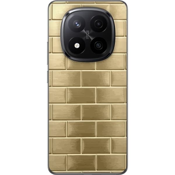 Mobilskal till Xiaomi Redmi Note 14 Pro+ med Gyllene Murstenar