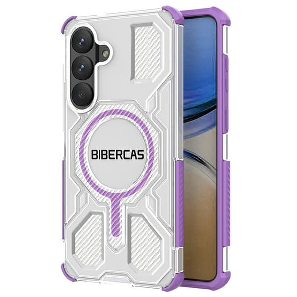Mobilskal för Samsung Galaxy S26 Plus Magnetiskt TPU + PC - Lila