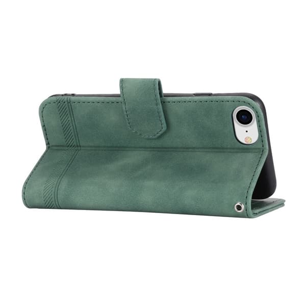 DIERFENG DF-03 Plånboksfodral för iPhone 7/8/SE (2020/2022) - Konstläder - Grön