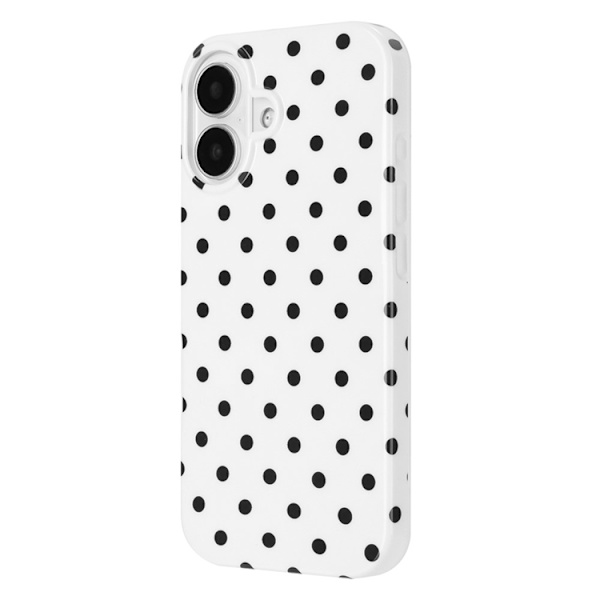 Mobilskal till iPhone 17 Dot Design Imd Tpu - Vit Vit
