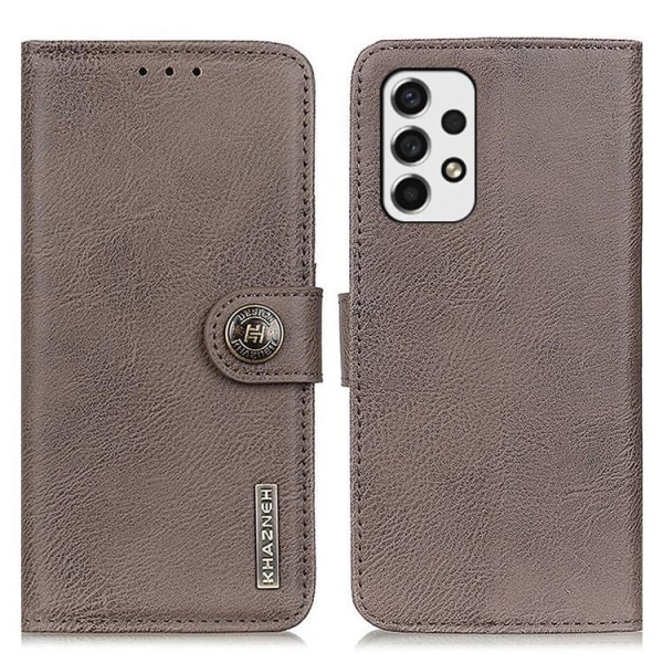 KHAZNEH Magnetic Wallet Case Galaxy A33 5G - Grå