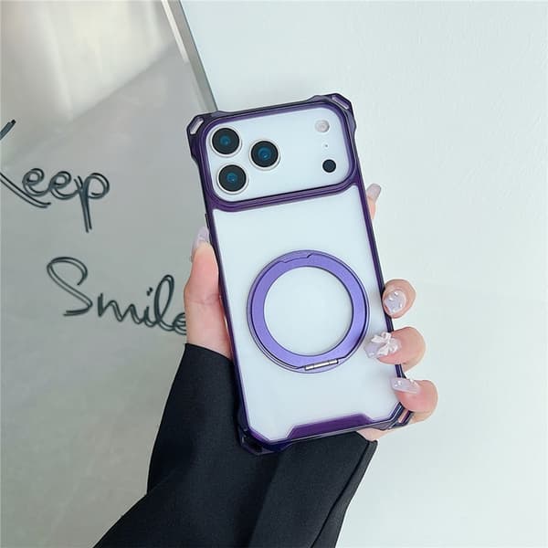 Mobilskal till iPhone 17 Pro Max MagSafe Kickstand - Lila Lila