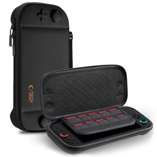 Tech-Protect Nintendo Switch 2 Fodral Slim - Svart Svart