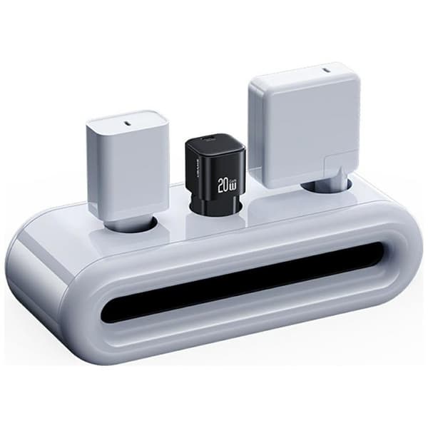 USAMS Snabbladdare 20W USB-C Med USB-C 1m Kabel JO Series - Vit Vit