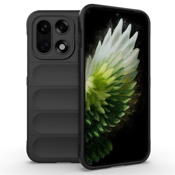 AMORUS Mobilskal till OnePlus 15 Rugged Soft TPU Shockproof - Svart Svart