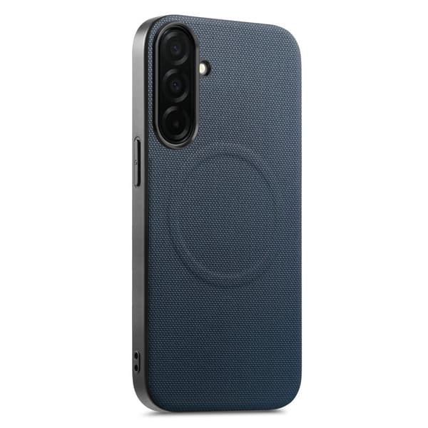 Mobilskal för Samsung Galaxy S26 Plus Magnetiskt Konstläder + TPU - Mörkblå