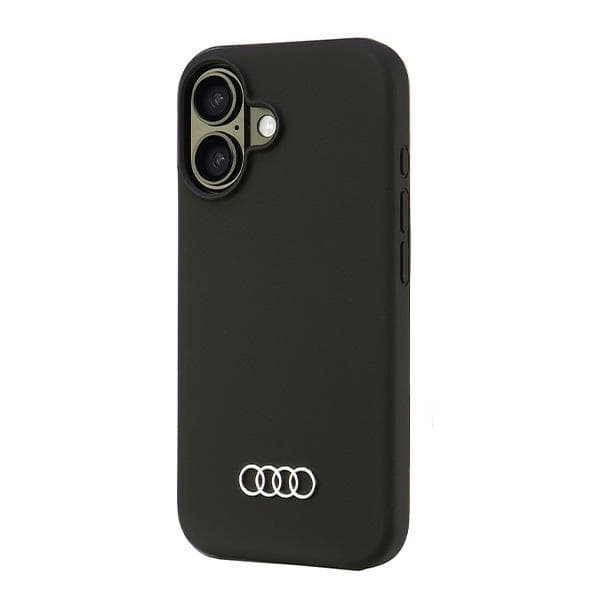 Audi Mobilskal till iPhone 16 Silikon - Svart Black