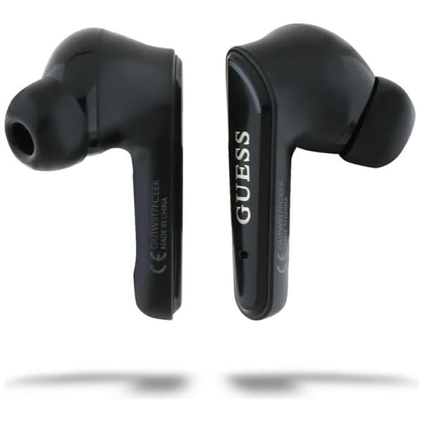 Guess TWS In-Ear Hörlurar Flat Classic Logo Electroplated Svart