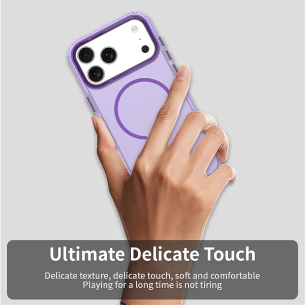Mobilskal till iPhone 17 Pro Max MagSafe C-shaped Candy Color - Lila Lila