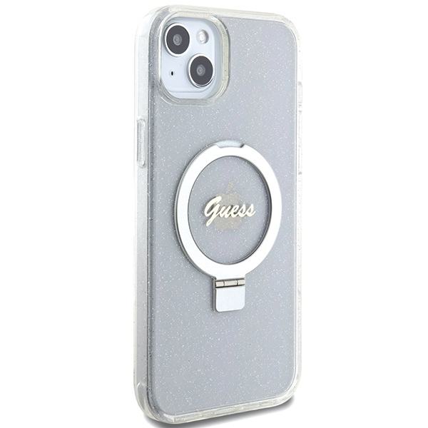 Guess Mobilskal till iPhone 14 Plus/15 Plus MagSafe Ring Stand