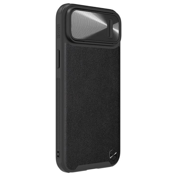 Nillkin iPhone 14 Pro Max -kotelo CamShield Läder S - Musta Black