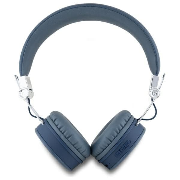 Guess On-Ear Hovedtelefoner Bluetooth ENC Kornet Klassisk Rund Form - Blå Blå