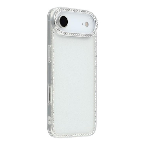 Mobilskal till iPhone Air Rhinestone Edge - Glitter Transparent Transparent