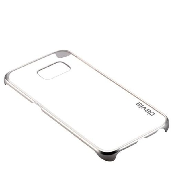 Devia Glimmer takakuori Samsung Galaxy S6 Edge -puhelimelle - hopea Silver