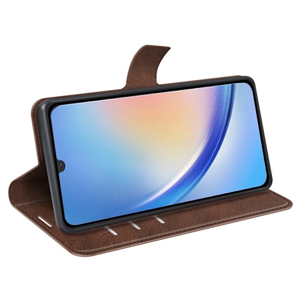 Galaxy A24 4G Plånboksfodral Folio Flip Calf - Brun Brun