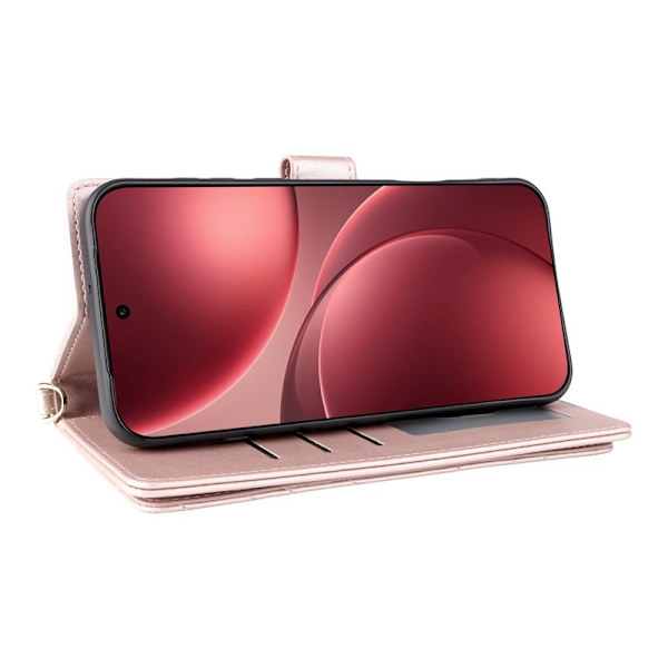 Oppo Find X9 Pro 5G Plånboksfodral Konstläder - Rosa
