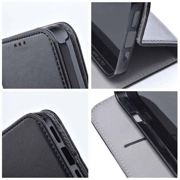 Xiaomi Redmi Note 13 Pro 5G Plånboksfodral Smart Magento - Svart