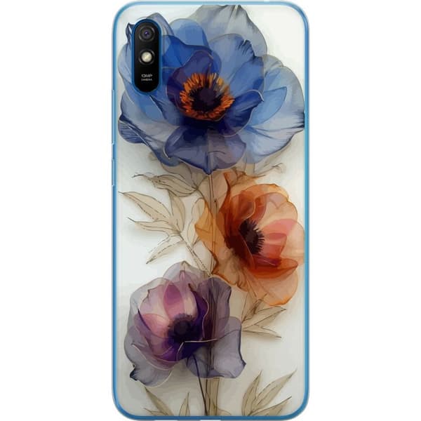 Mobilskal till Xiaomi Redmi 9AT med Silkesblommor