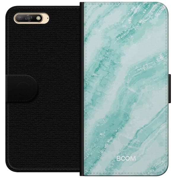 Plånboksfodral till Huawei Y6 (2018) med Mint Marble