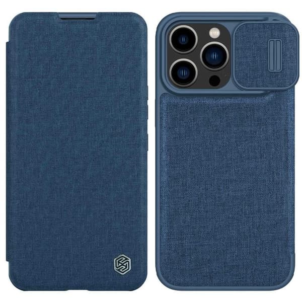 Nillkin iPhone 14 Plus Plånboksfodral QinPro - Blå Blå