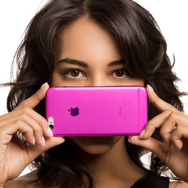 CASEual Flexo Slim Skal till iPhone 6 / 6S  - Rosa Pink