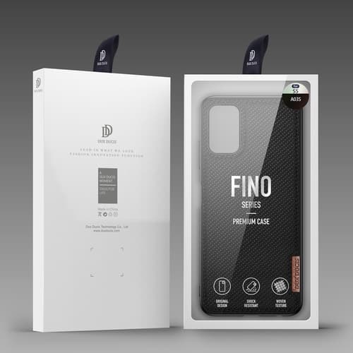 Dux Ducis Fino Cover Galaxy A03s - Sort Black