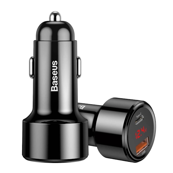 Baseus Magic Series PPS Billaddare 3.0/USB-C PD 45W Svart Svart